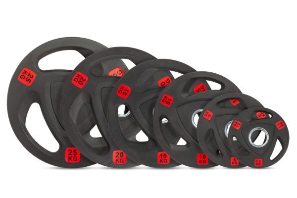  Диски обрезиненные NEO с тремя хватами 1.25 - 25 кг 
