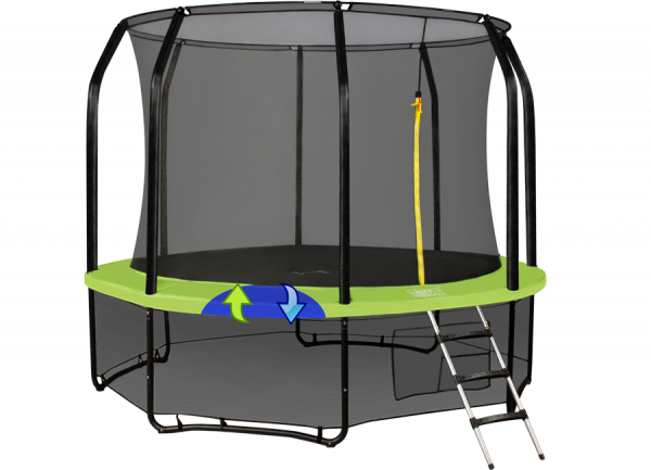 Батут Hasttings Sky Double (3,96 м) с защитной сетью и лестницей